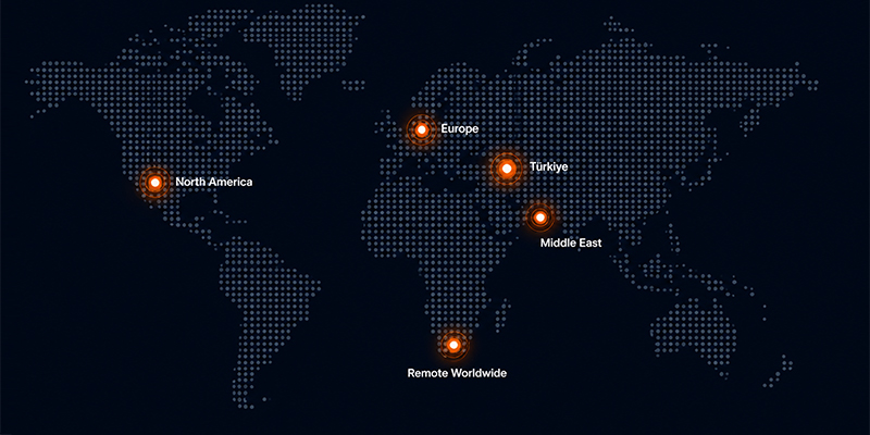 Global presence map