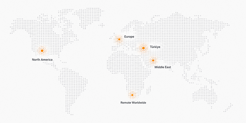 Global presence map